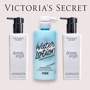 Victoria’s Secret Fragrance Lotion Bundle: (2) Dream Angel & (1) Water Lotion